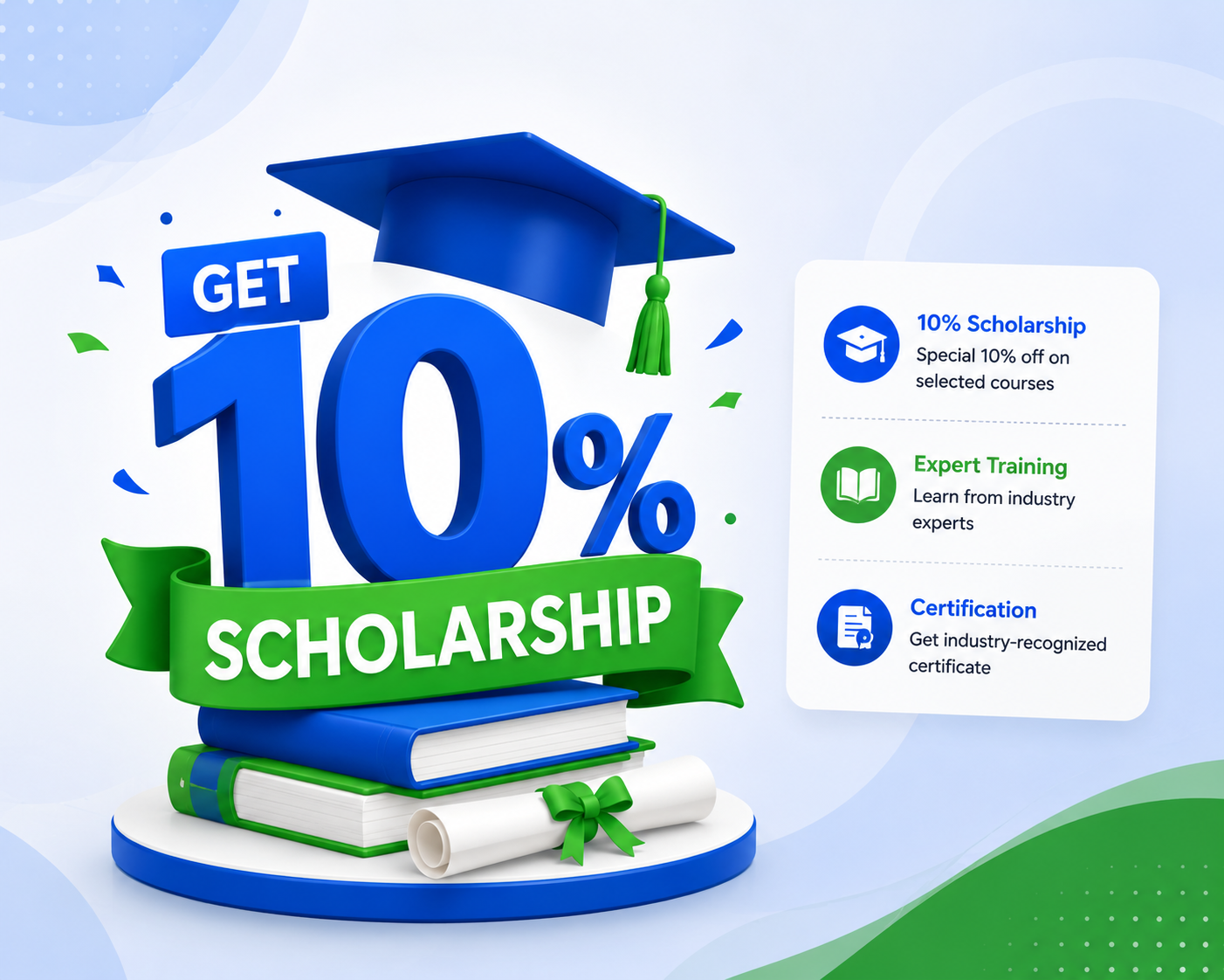 Get 10% Scholarship